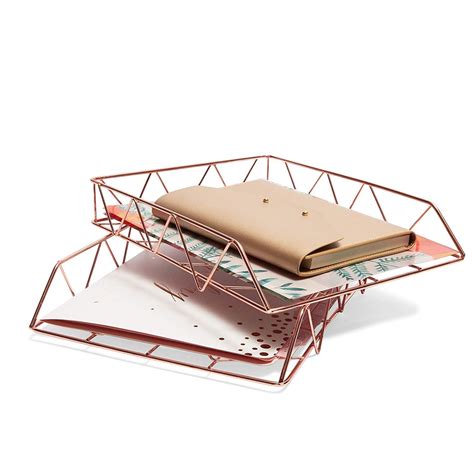 metal stackable paper organizer